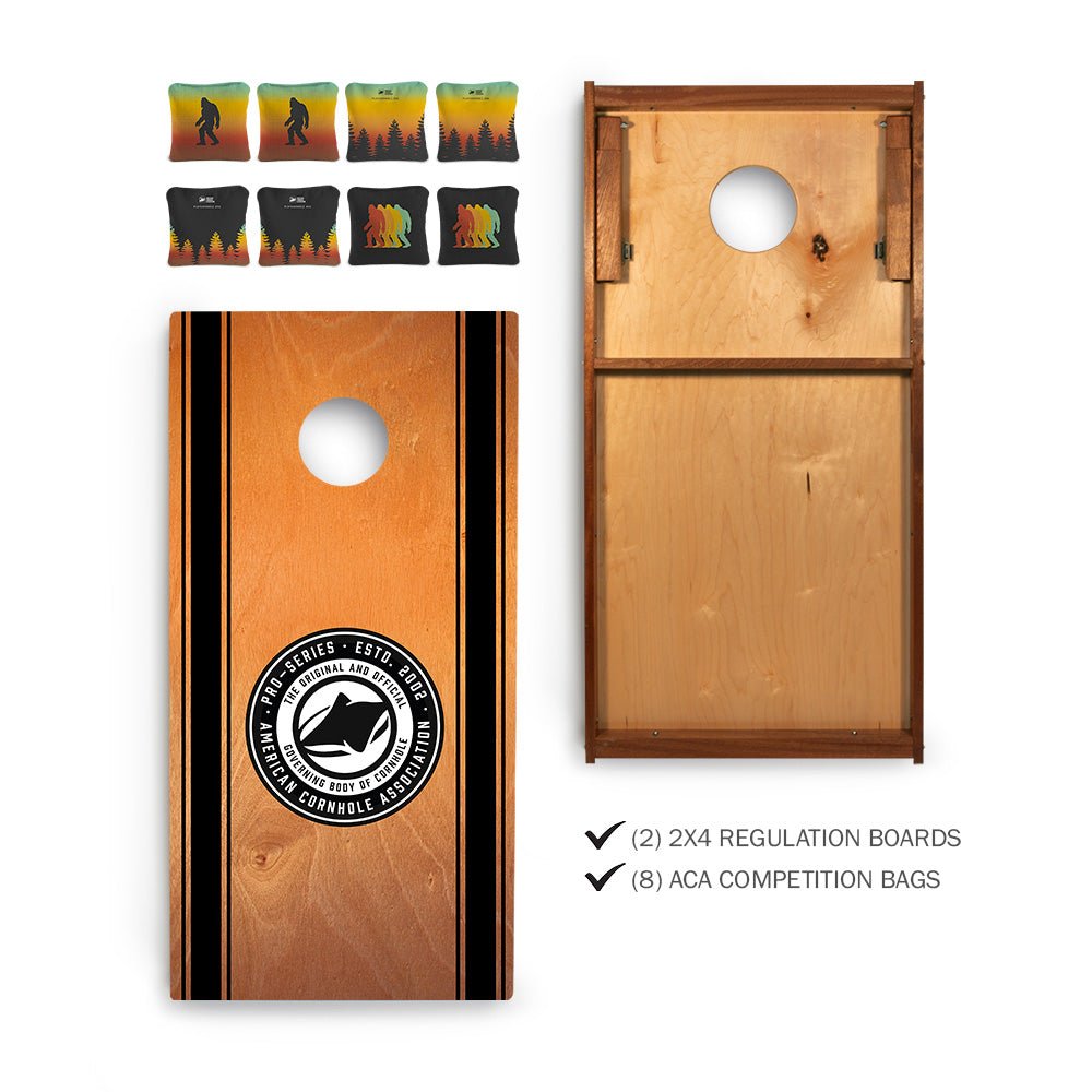 Classic Sasquatch Sig Pro 2x4 Regulation Cornhole Bundle - | American Cornhole Association