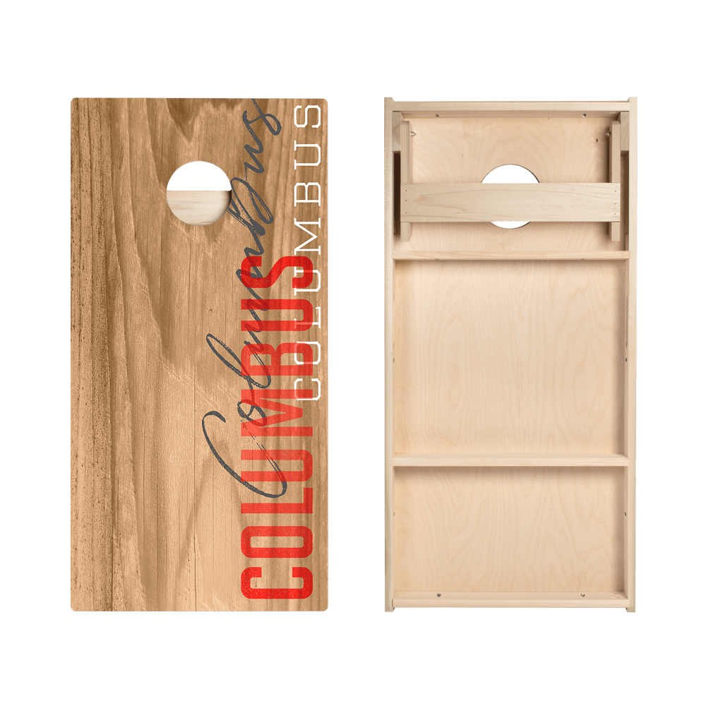 Columbus Campus Gameday Star Cornhole Boards - ACA - 000205 | American Cornhole Association