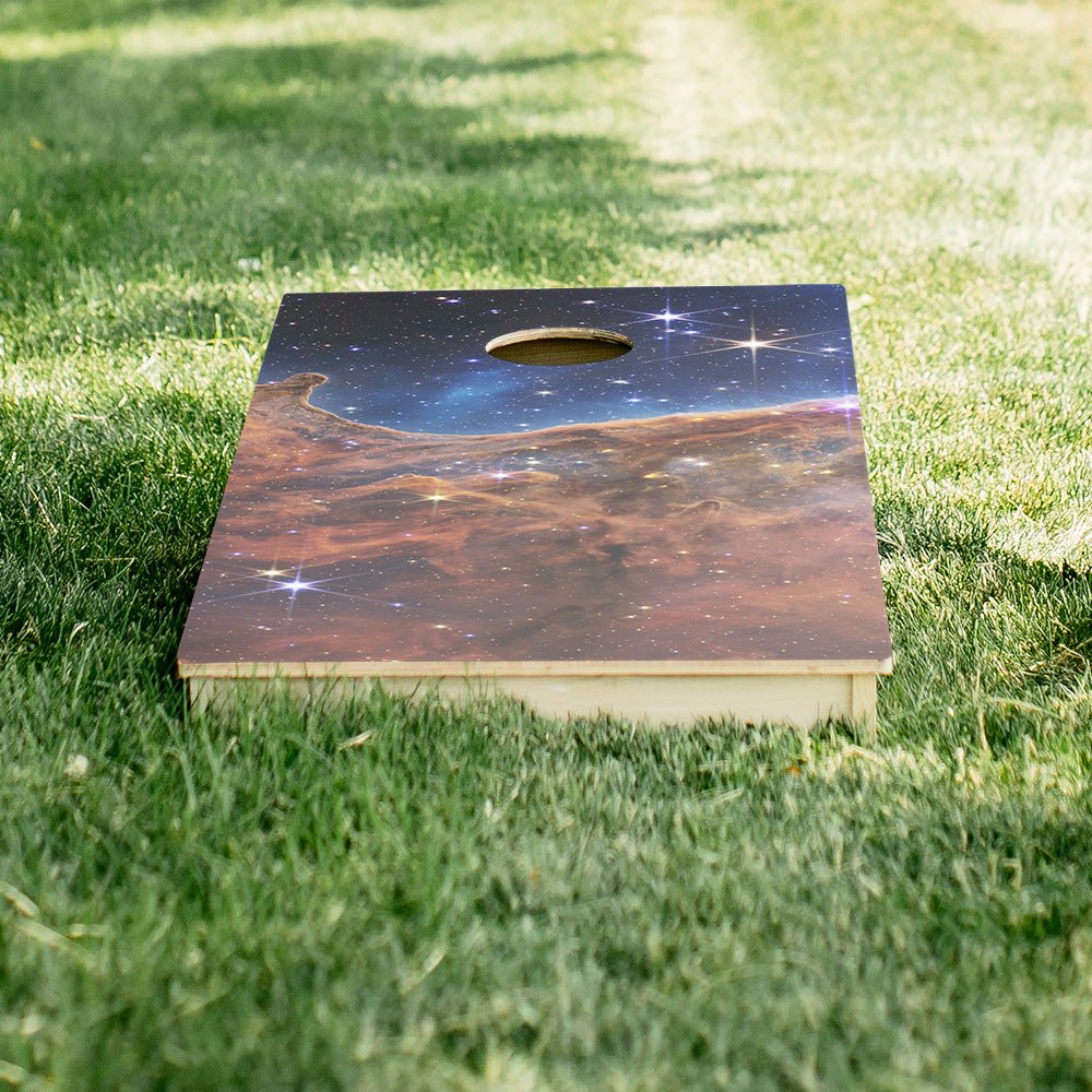 Cosmic Cliffs Star Cornhole Boards - ACA - 000409 | American Cornhole Association