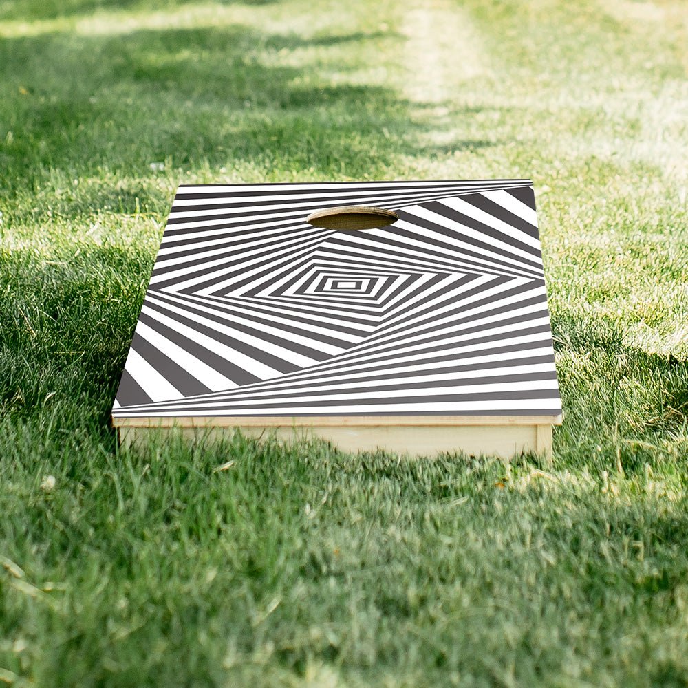 Cube Optical Illusion Star Cornhole Boards, - American Cornhole Association