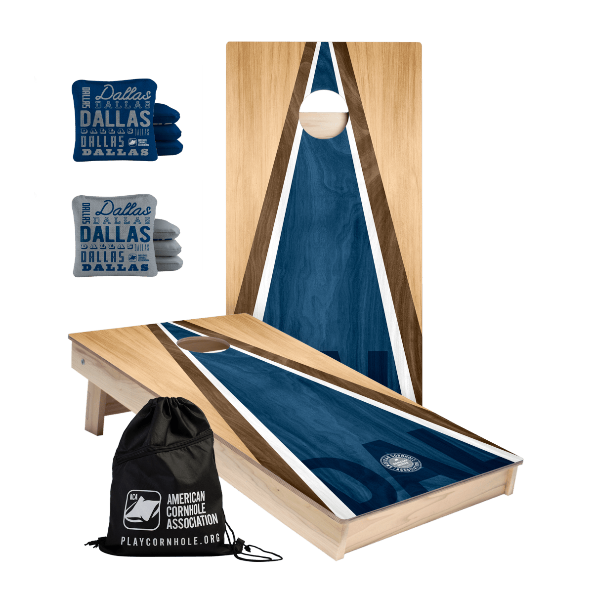 Dallas Tailgate Series Cornhole Set with Pro Bags