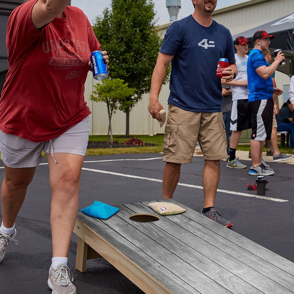 Dark Large Panel Wood Star Cornhole Boards - ACA - 000012 | American Cornhole Association