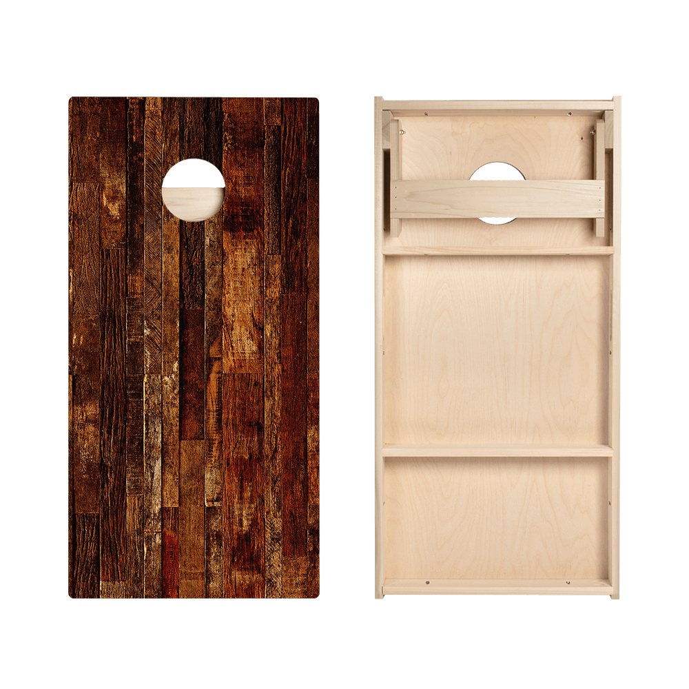Dark Wood Star Cornhole Boards - ACA - 000011 | American Cornhole Association
