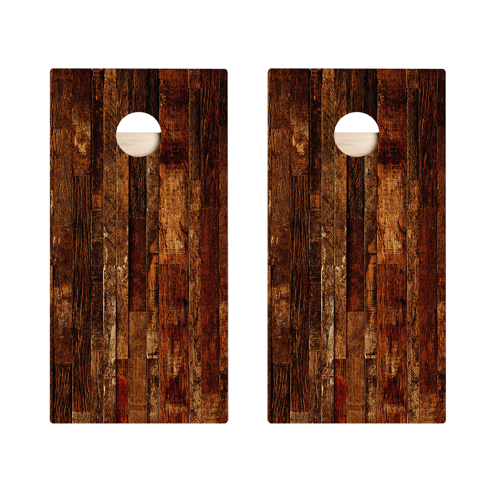 Dark Wood Star Cornhole Boards - ACA - 000011 | American Cornhole Association