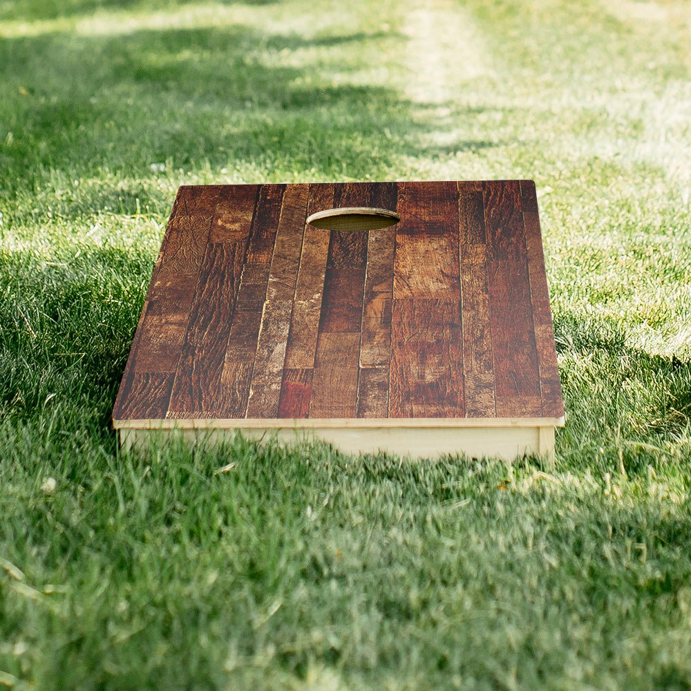 Dark Wood Star Cornhole Boards - ACA - 000011 | American Cornhole Association