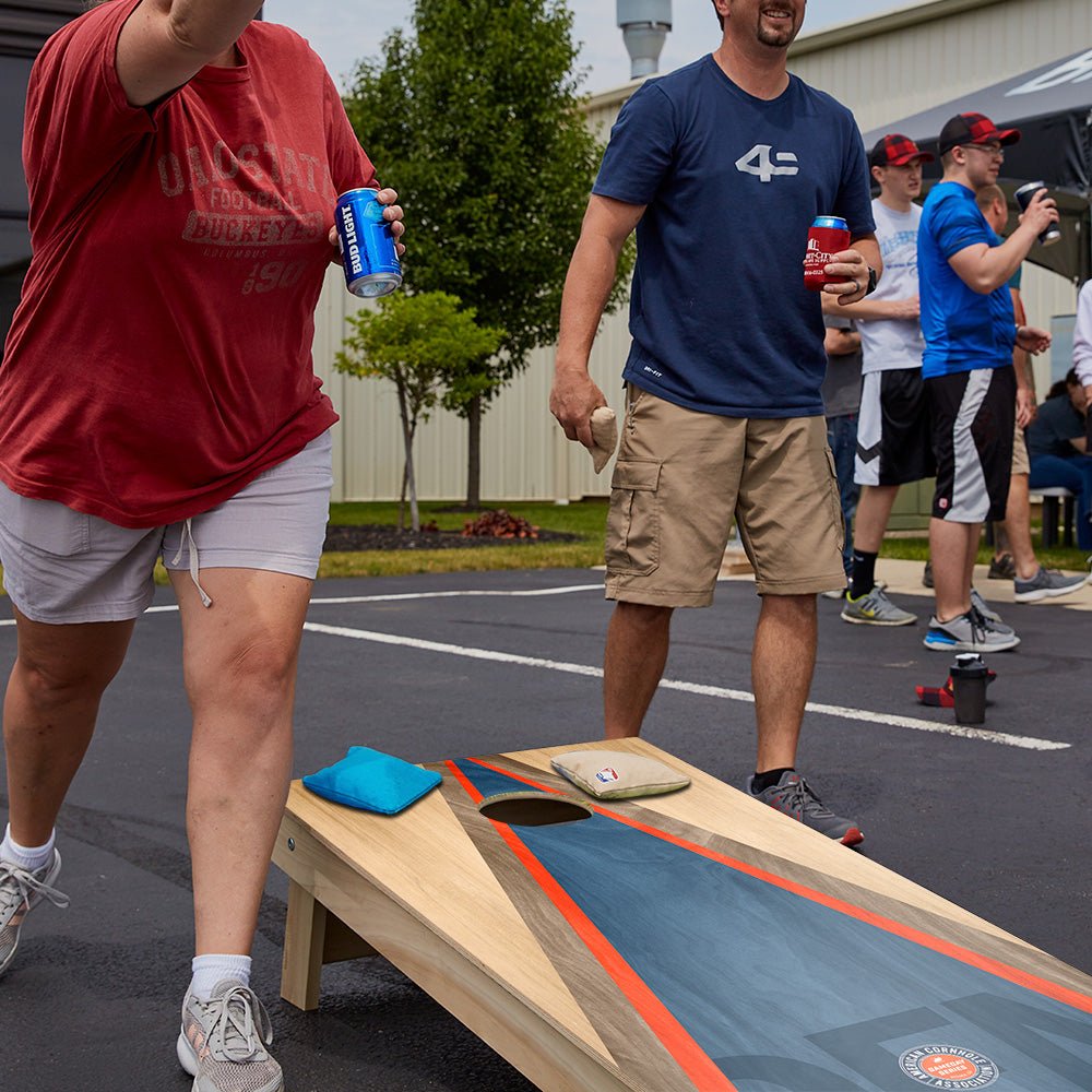 Denver Football Gameday Classic Triangle Star Cornhole Boards - ACA - 000453 | American Cornhole Association