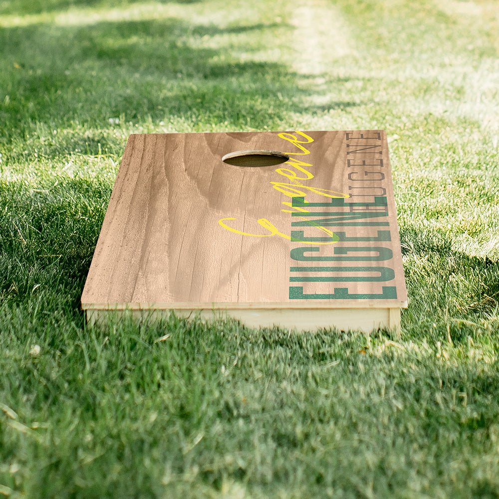 Eugene Campus Gameday Star Cornhole Boards, - American Cornhole Association