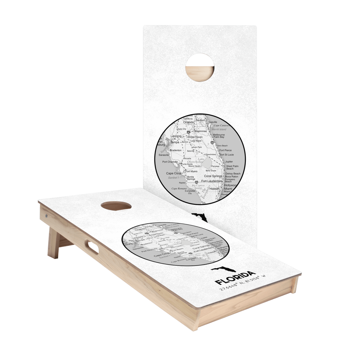 Florida State Map Star Cornhole Boards, - American Cornhole Association