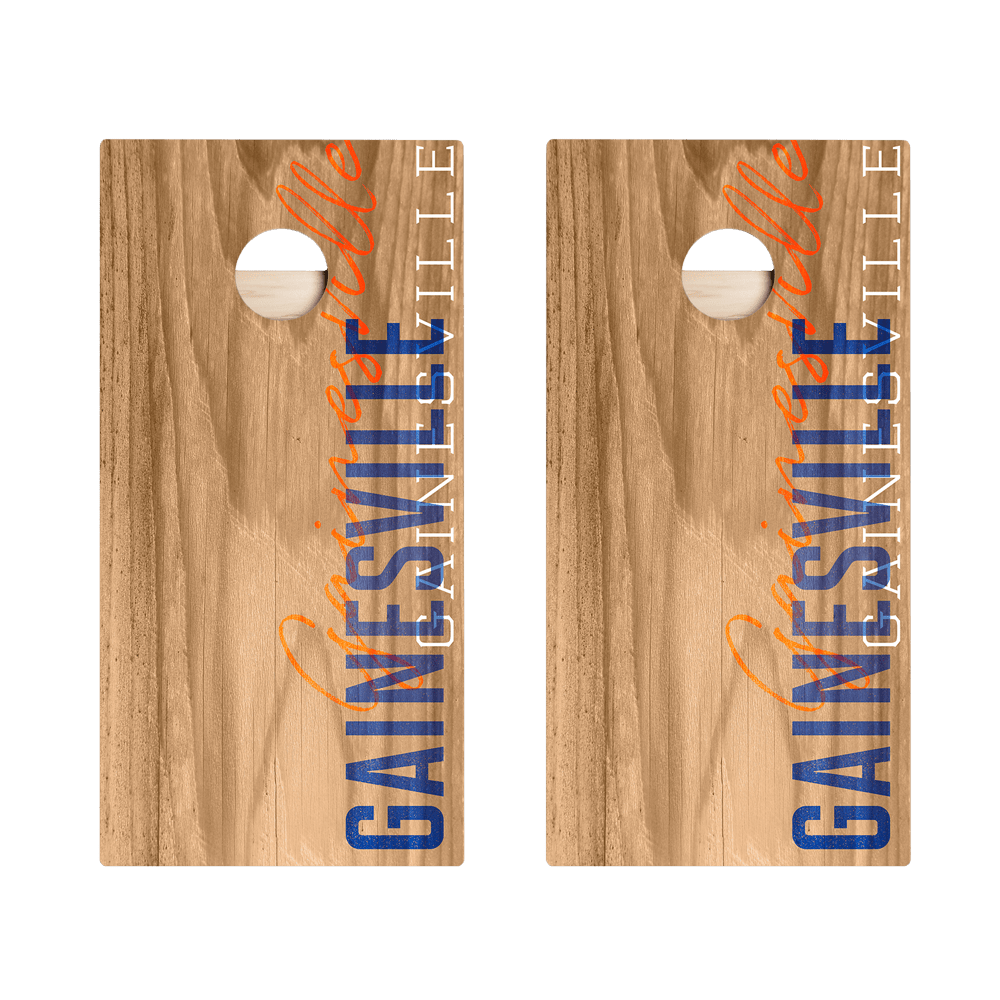 Gainesville Campus Gameday Star Cornhole Boards, - American Cornhole Association