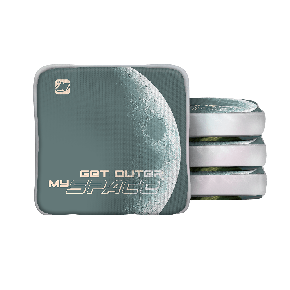 Get Outer My Space Aqua NXT Lumi - Tek Cornhole Bags, - American Cornhole Association