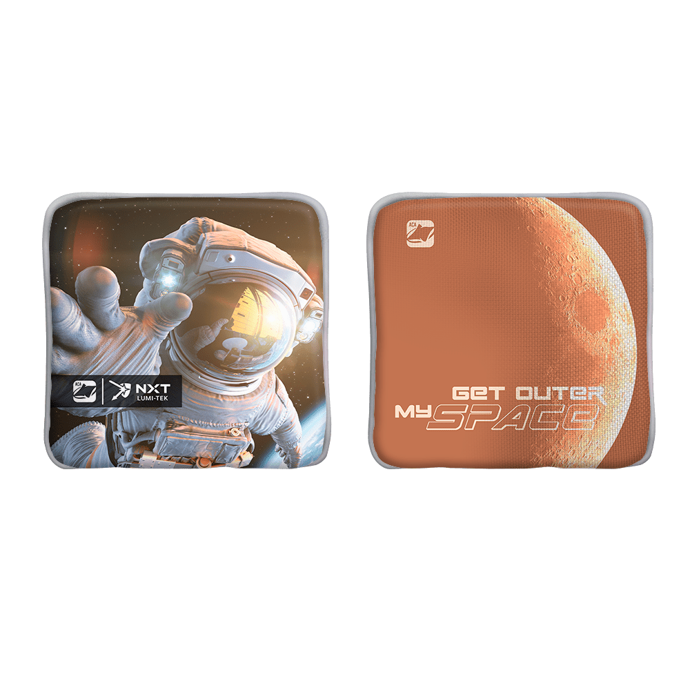 Get Outer My Space Orange NXT Lumi - Tek Cornhole Bags, - American Cornhole Association