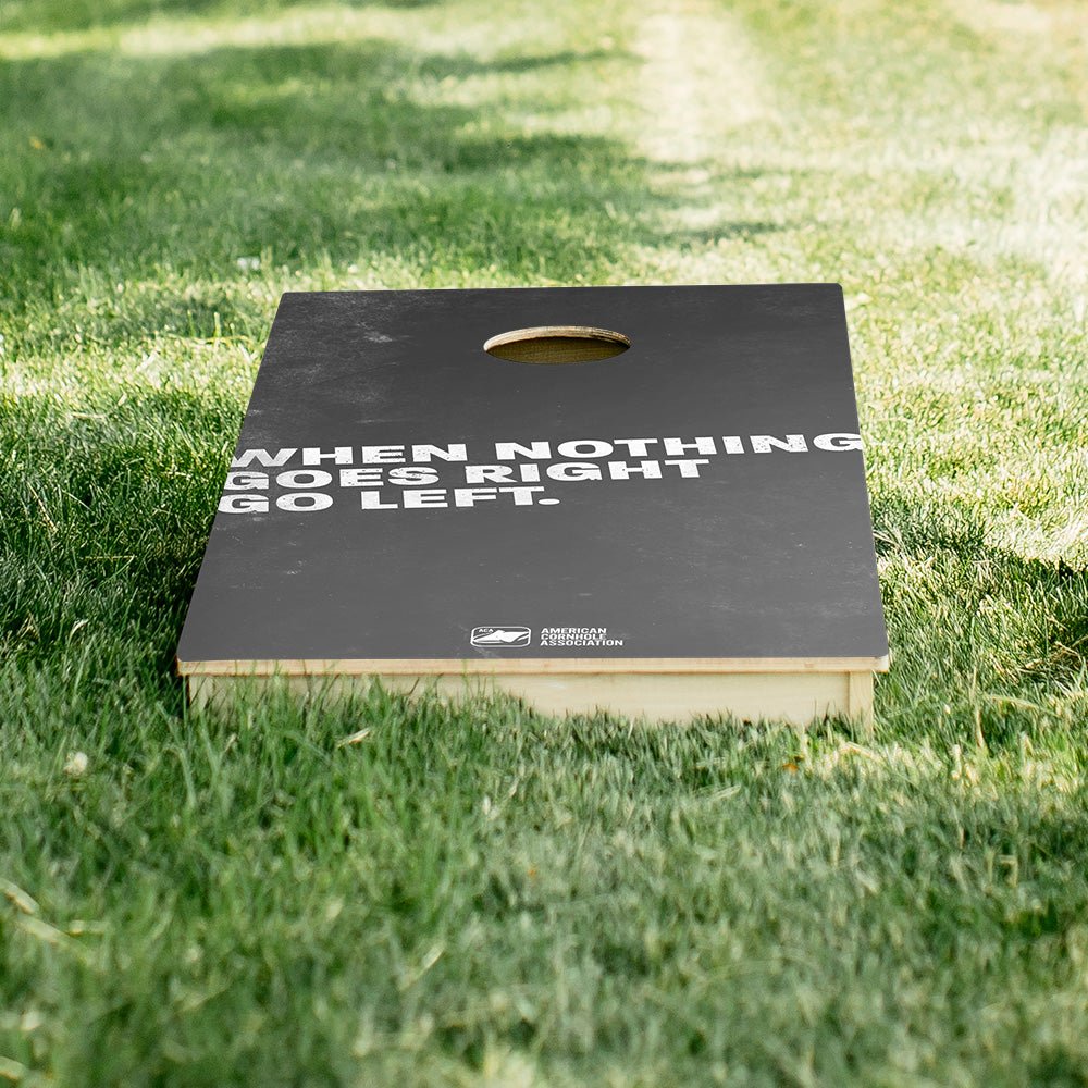 Go Left Star Cornhole Boards, - American Cornhole Association