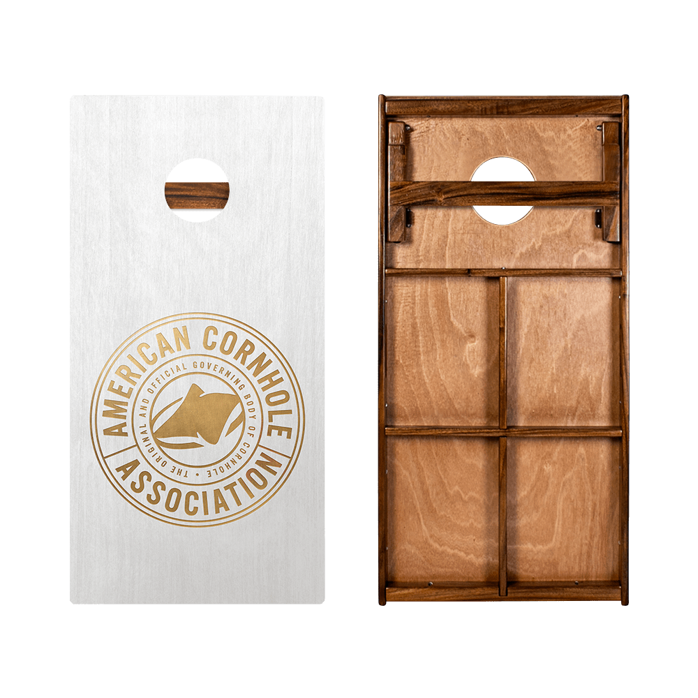 Gold ACA Badge Gold Series Cornhole Boards - American Cornhole Association