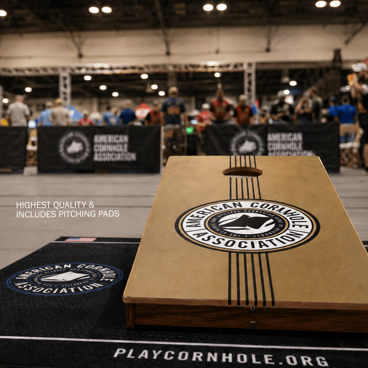 Gold Tournament - Ready 2x4 Cornhole Set - | American Cornhole Association