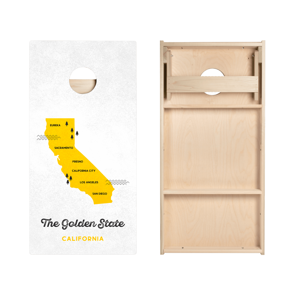 Golden State Star Cornhole Boards - ACA - 000369 | American Cornhole Association