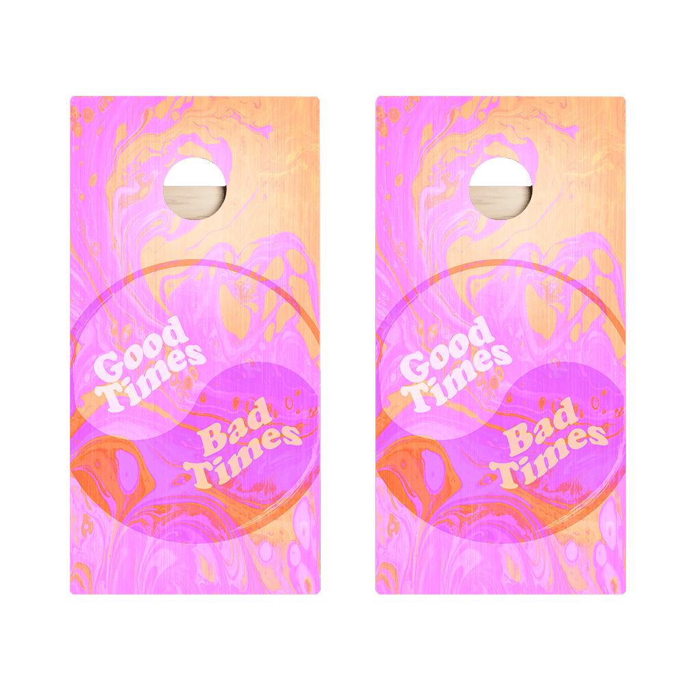 Good Times Bad Times Star Cornhole Boards, - American Cornhole Association