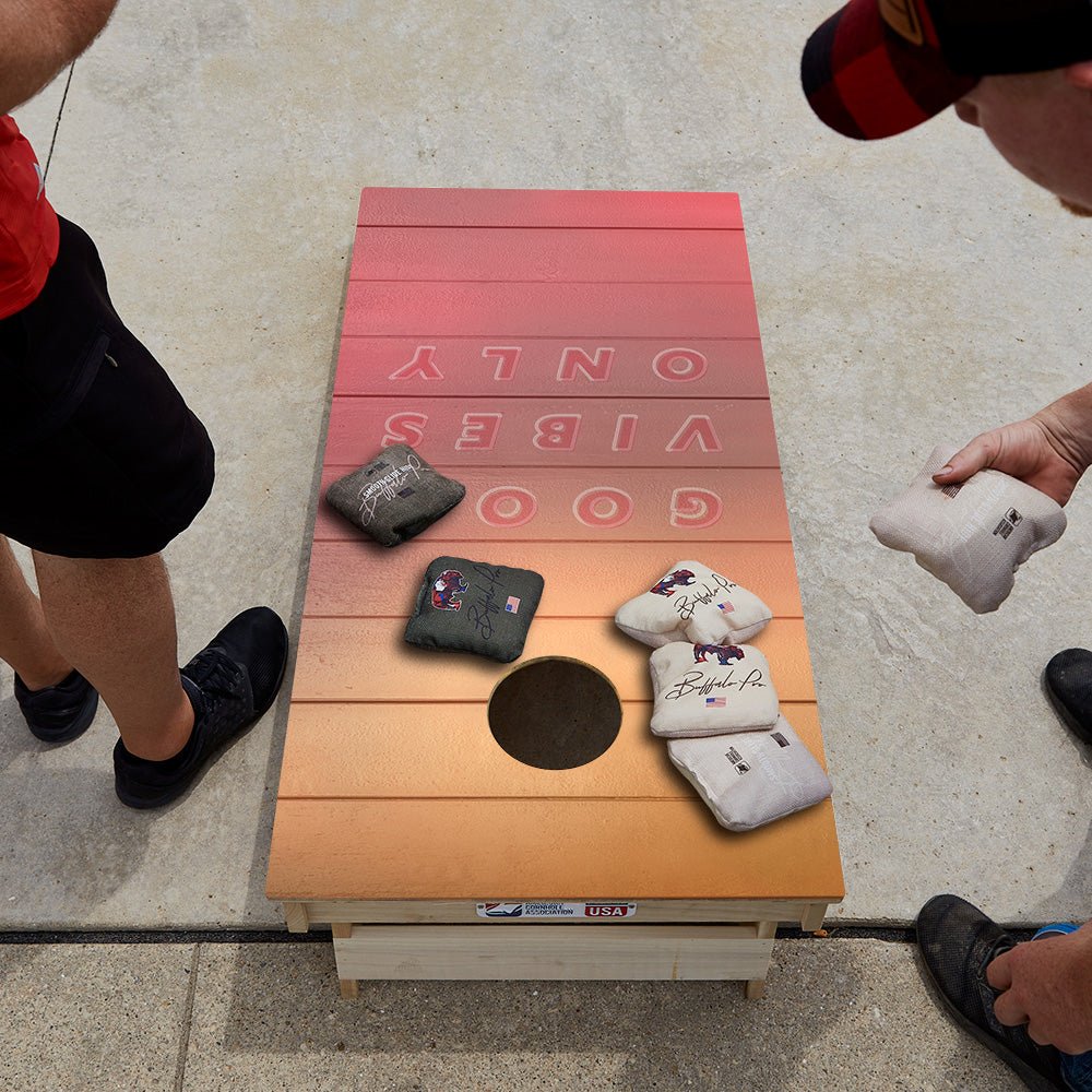 Good Vibes Only Star Cornhole Boards, - American Cornhole Association