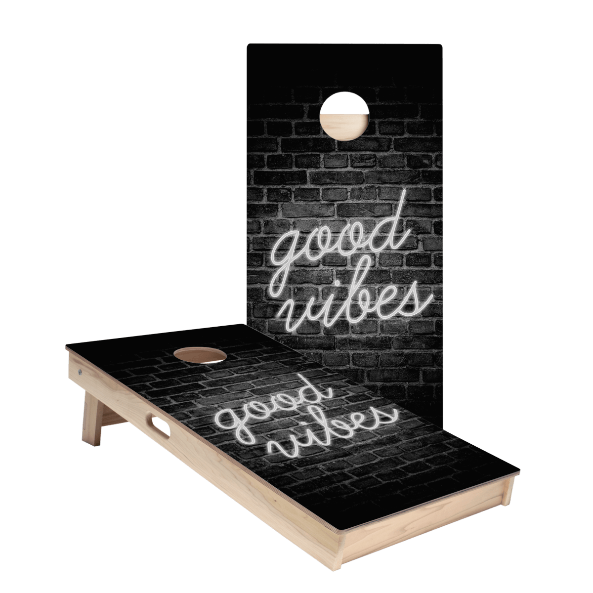 Good Vibes Star Cornhole Boards, - American Cornhole Association