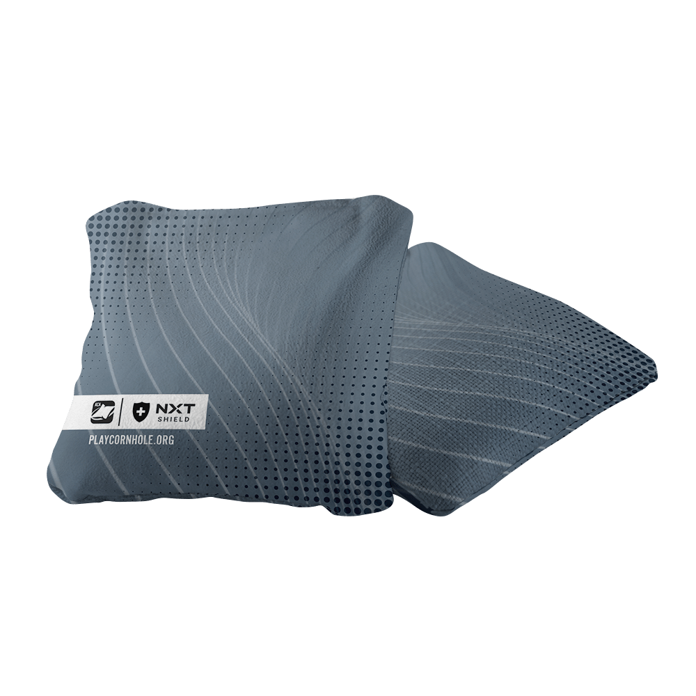 Gray NXT Shield Cornhole Bags, - American Cornhole Association