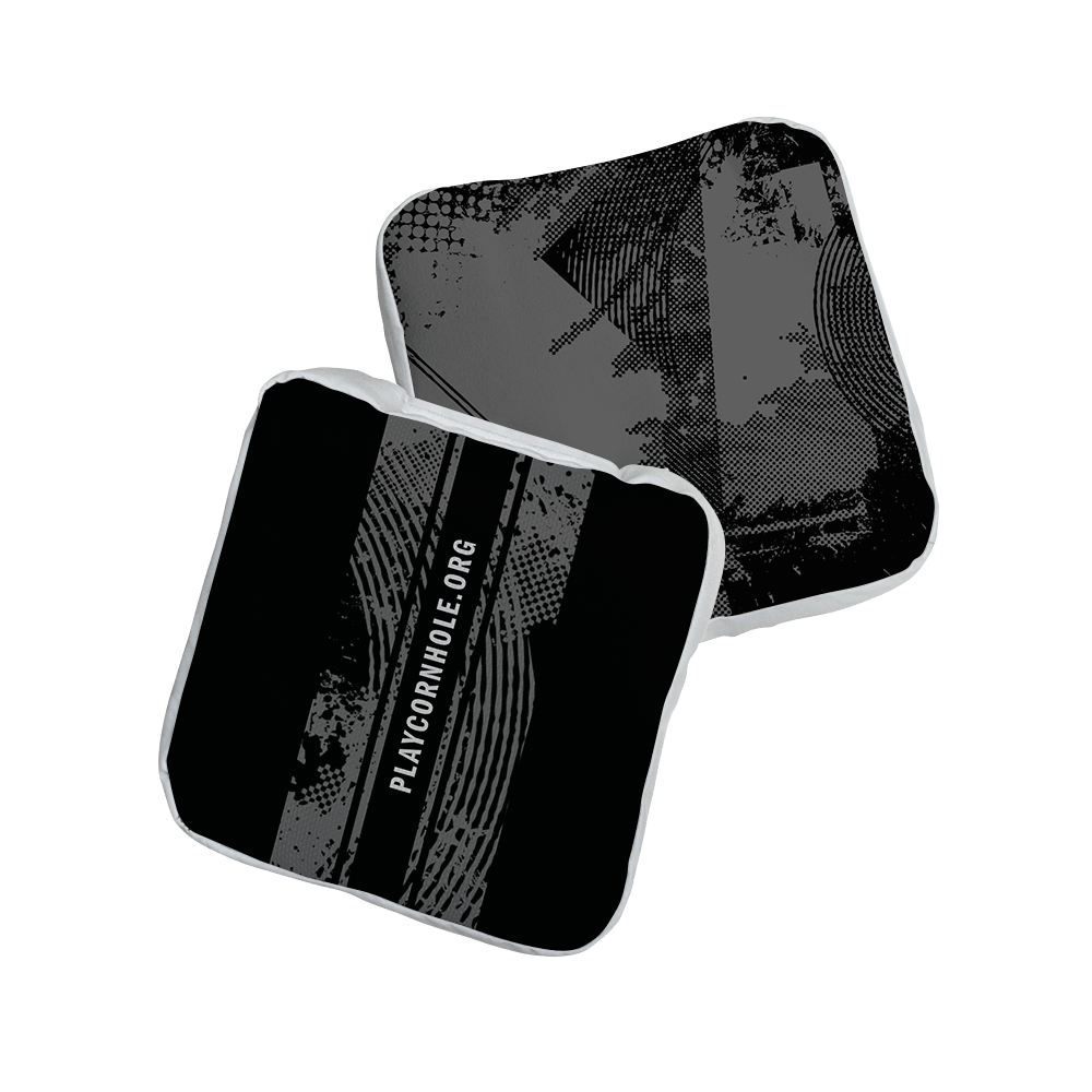 Grunge Black NXT Lumi - Tek Cornhole Bags, - American Cornhole Association