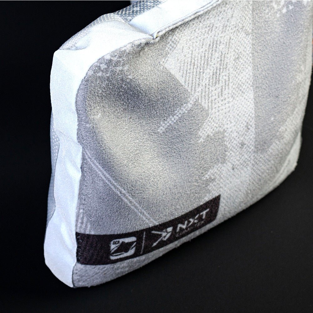 Grunge White NXT Lumi - Tek Cornhole Bags, - American Cornhole Association