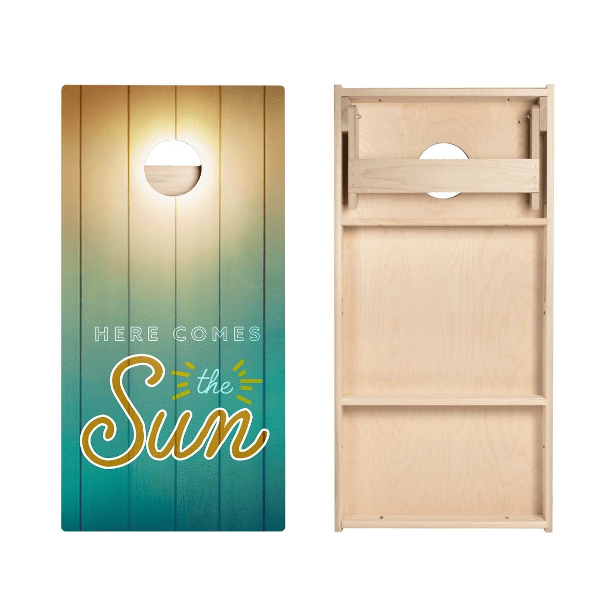 Here Comes The Sun Star Cornhole Boards - ACA - 000276 | American Cornhole Association