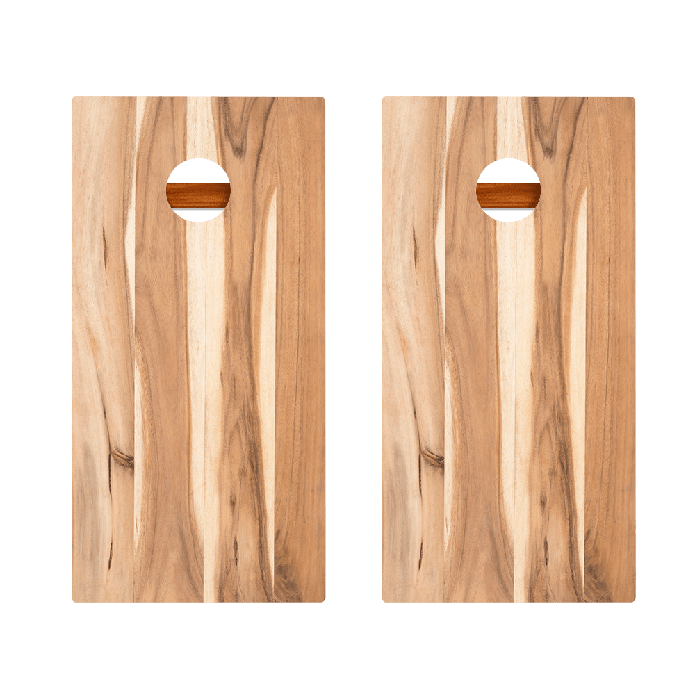 Hickory Stripes Silver Series Cornhole Boards - American Cornhole Association