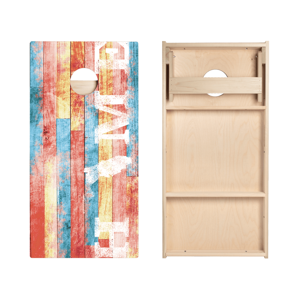 Home State Painted Wood Florida Star Cornhole Boards - ACA - 000345 | American Cornhole Association