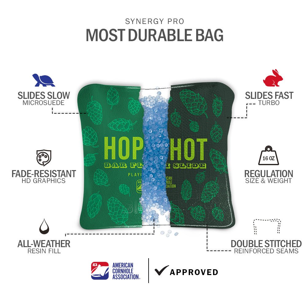 Hop Shot Sig Pro 2x4 Regulation Cornhole Bundle - | American Cornhole Association