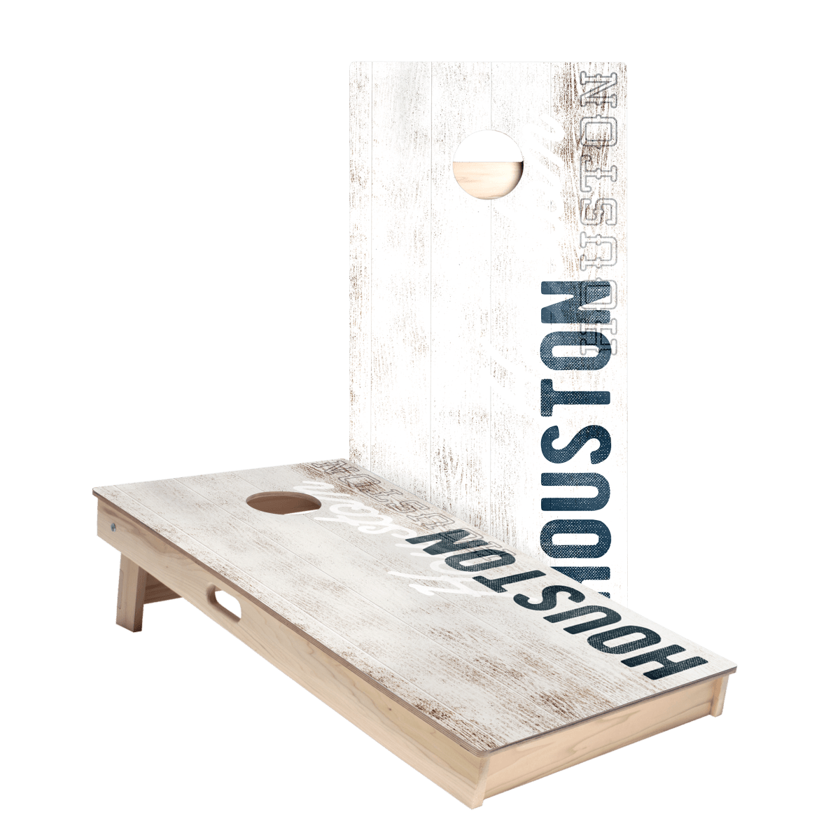 Houston Football Vintage Gameday Star Cornhole Boards, - American Cornhole Association