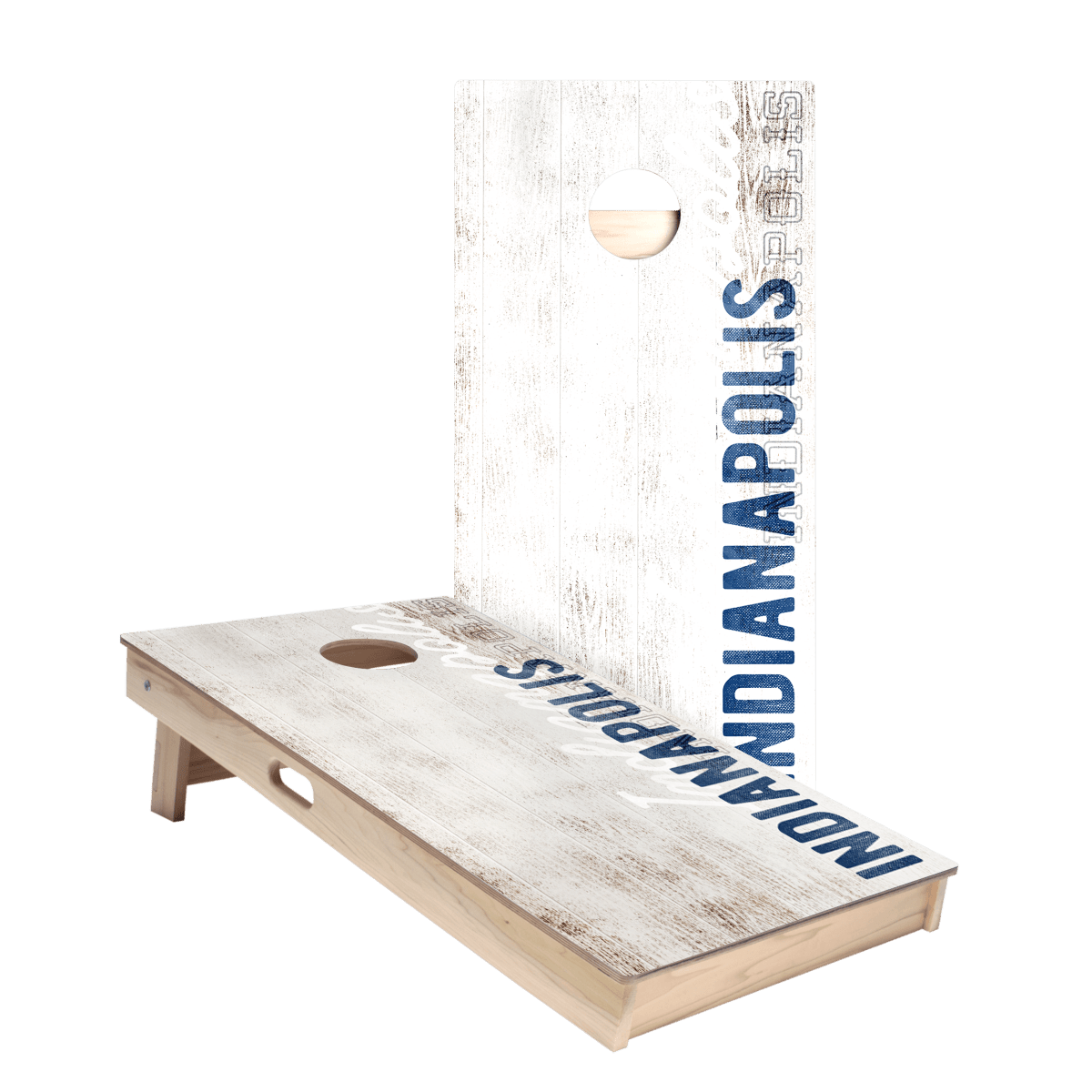 Indianapolis Football Vintage Gameday Star Cornhole Boards, - American Cornhole Association