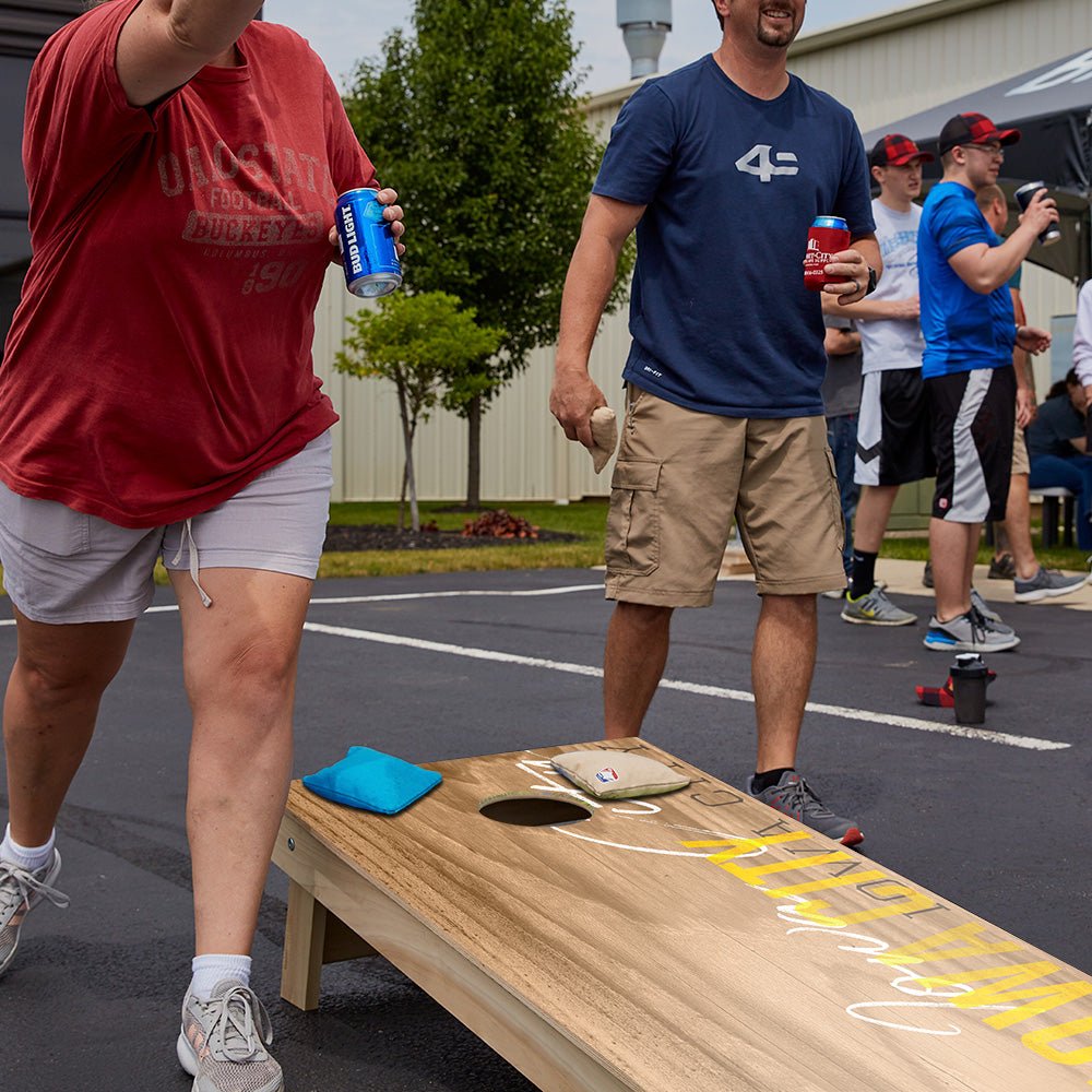 Iowa City Campus Gameday Star Cornhole Boards, - American Cornhole Association