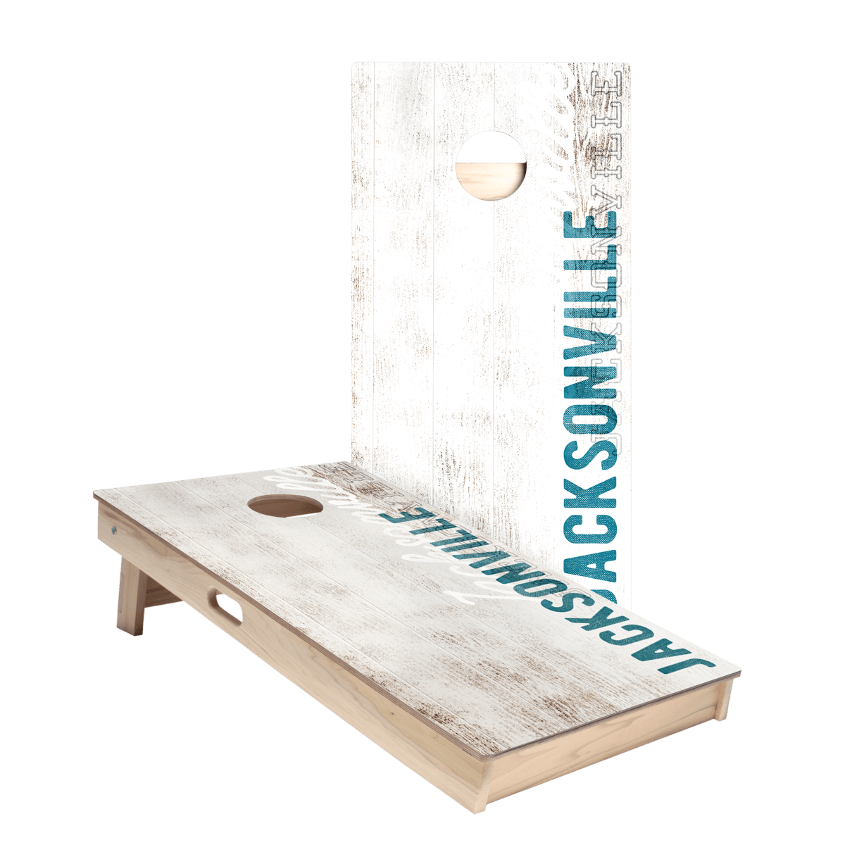 Jacksonville Football Vintage Gameday Star Cornhole Boards, - American Cornhole Association