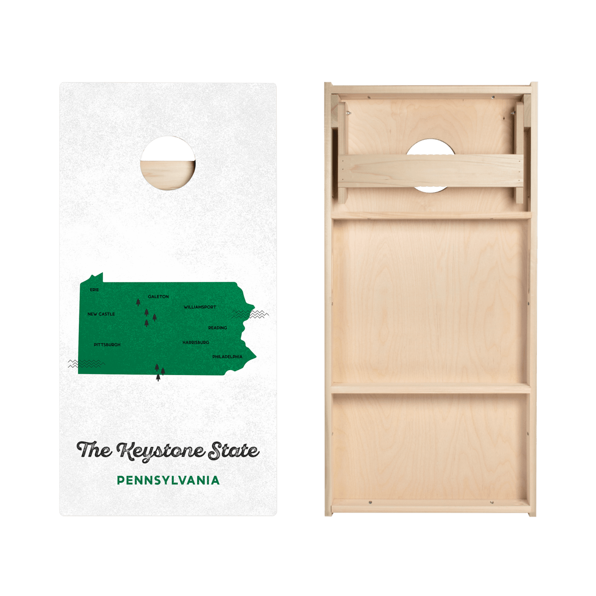 Keystone State Star Cornhole Boards - ACA - 000371 | American Cornhole Association