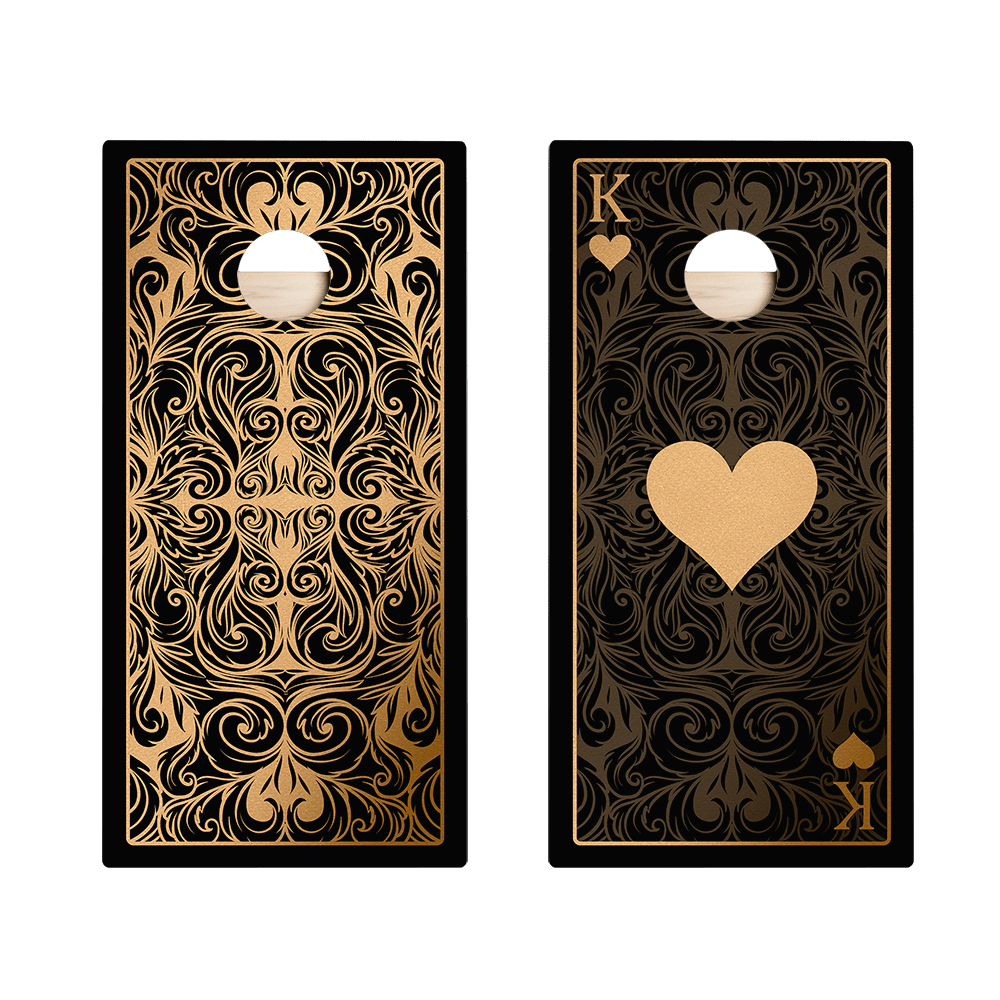 King Of Hearts Star Cornhole Boards, - American Cornhole Association