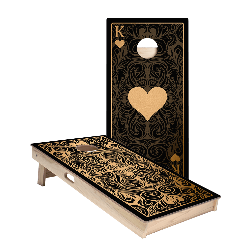 King Of Hearts Star Cornhole Boards, - American Cornhole Association