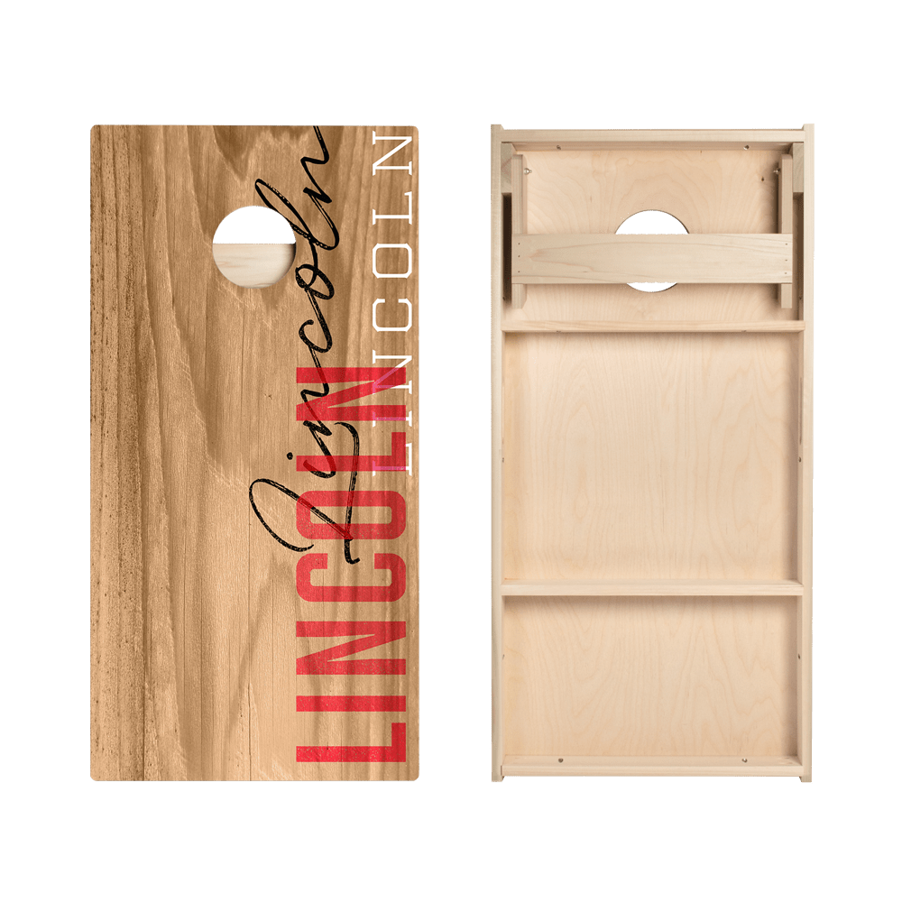 Lincoln Campus Gameday Star Cornhole Boards, - American Cornhole Association
