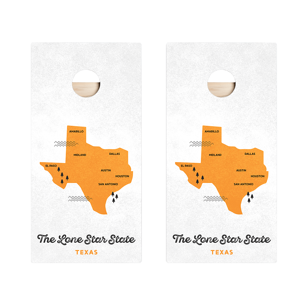 Lone Star State Star Cornhole Boards, - American Cornhole Association