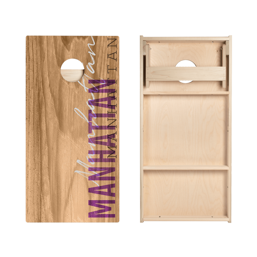 Manhattan Campus Gameday Star Cornhole Boards, - American Cornhole Association