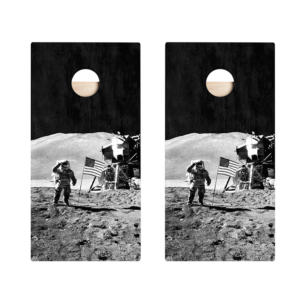 Moon Landing Star Cornhole Boards - ACA - 000029 | American Cornhole Association
