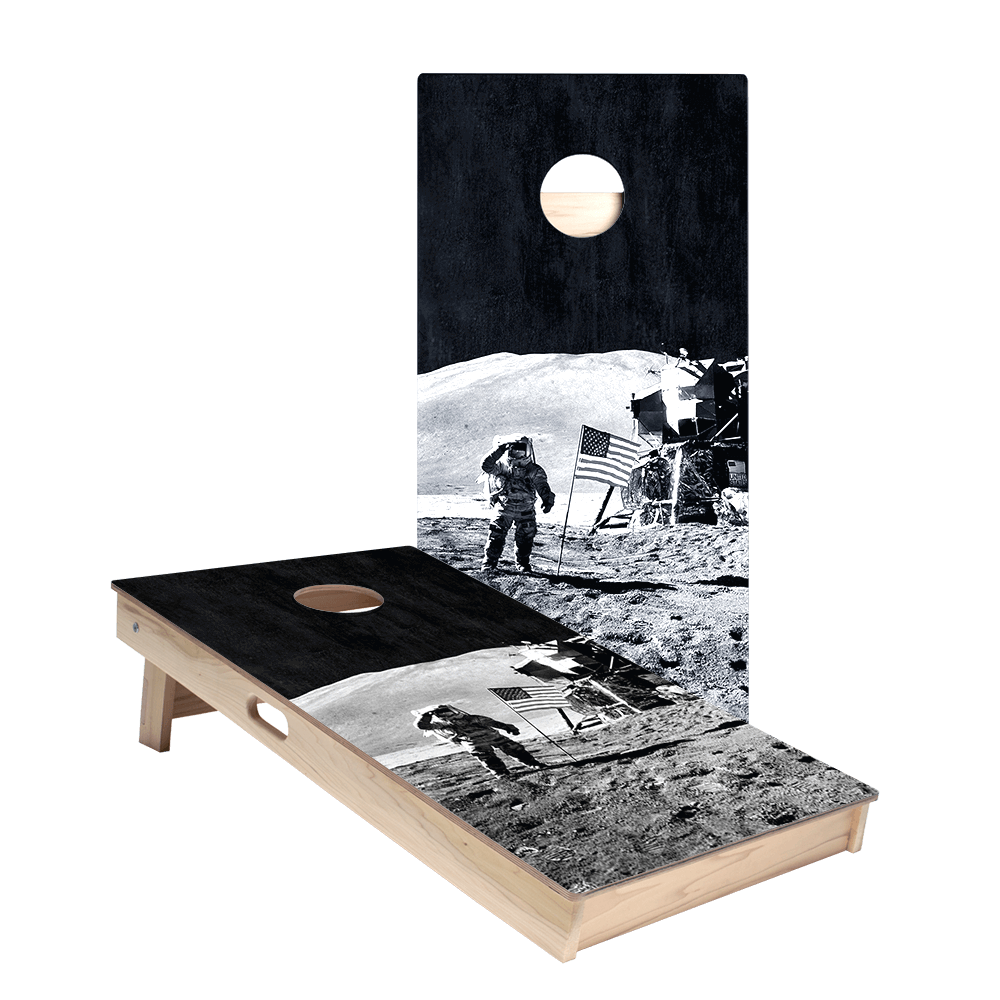Moon Landing Star Cornhole Boards - ACA - 000029 | American Cornhole Association