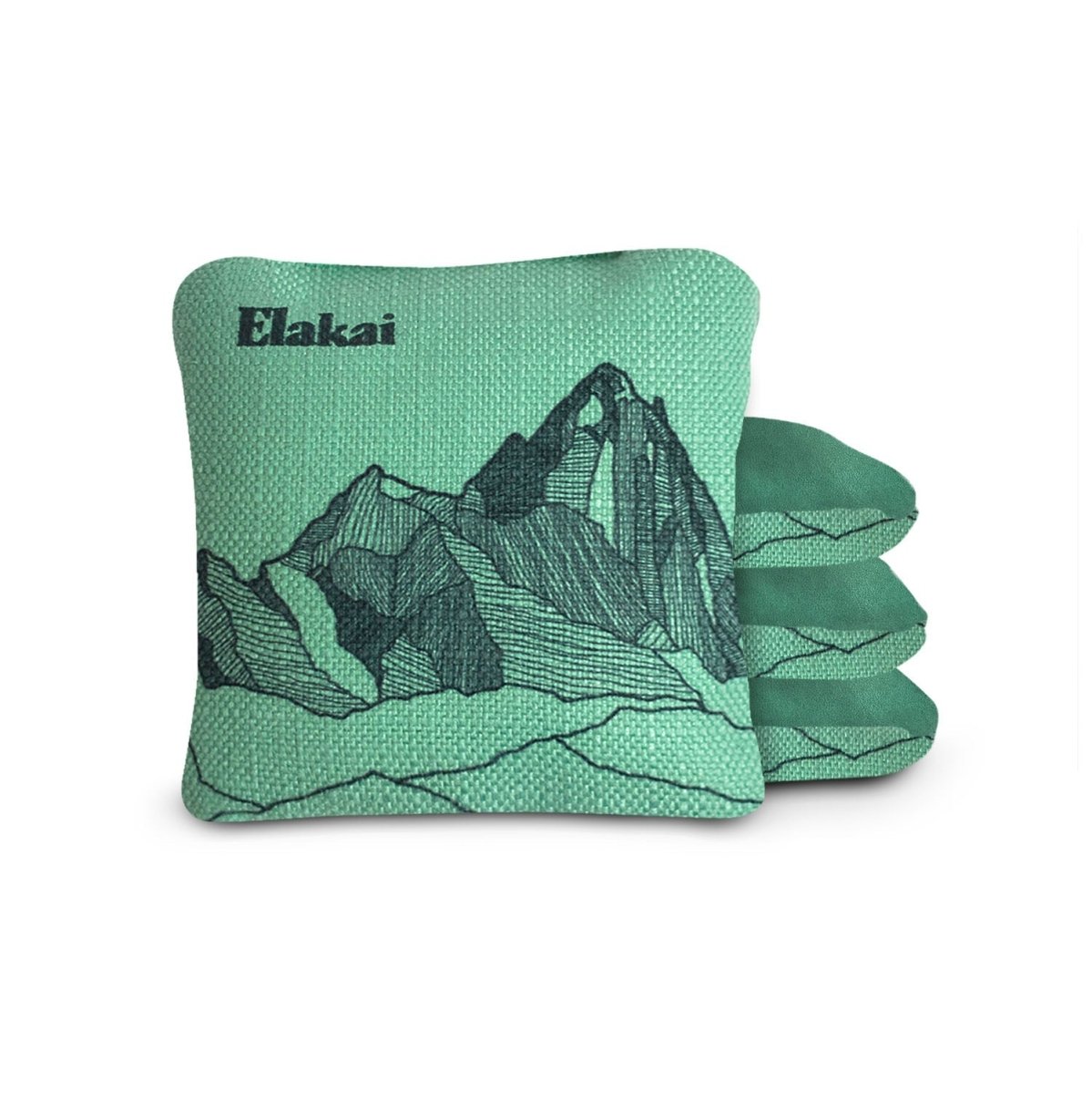 Mount Elakai Cornhole Bags - Aquamarine Teal EGCB66TS - 06 | American Cornhole Association