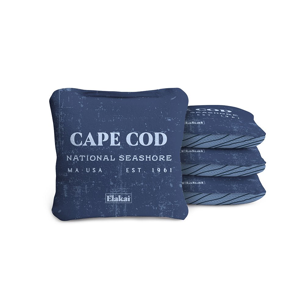National Parks Cape Cod Travel - Size Cornhole Bags, Blue - American Cornhole Association