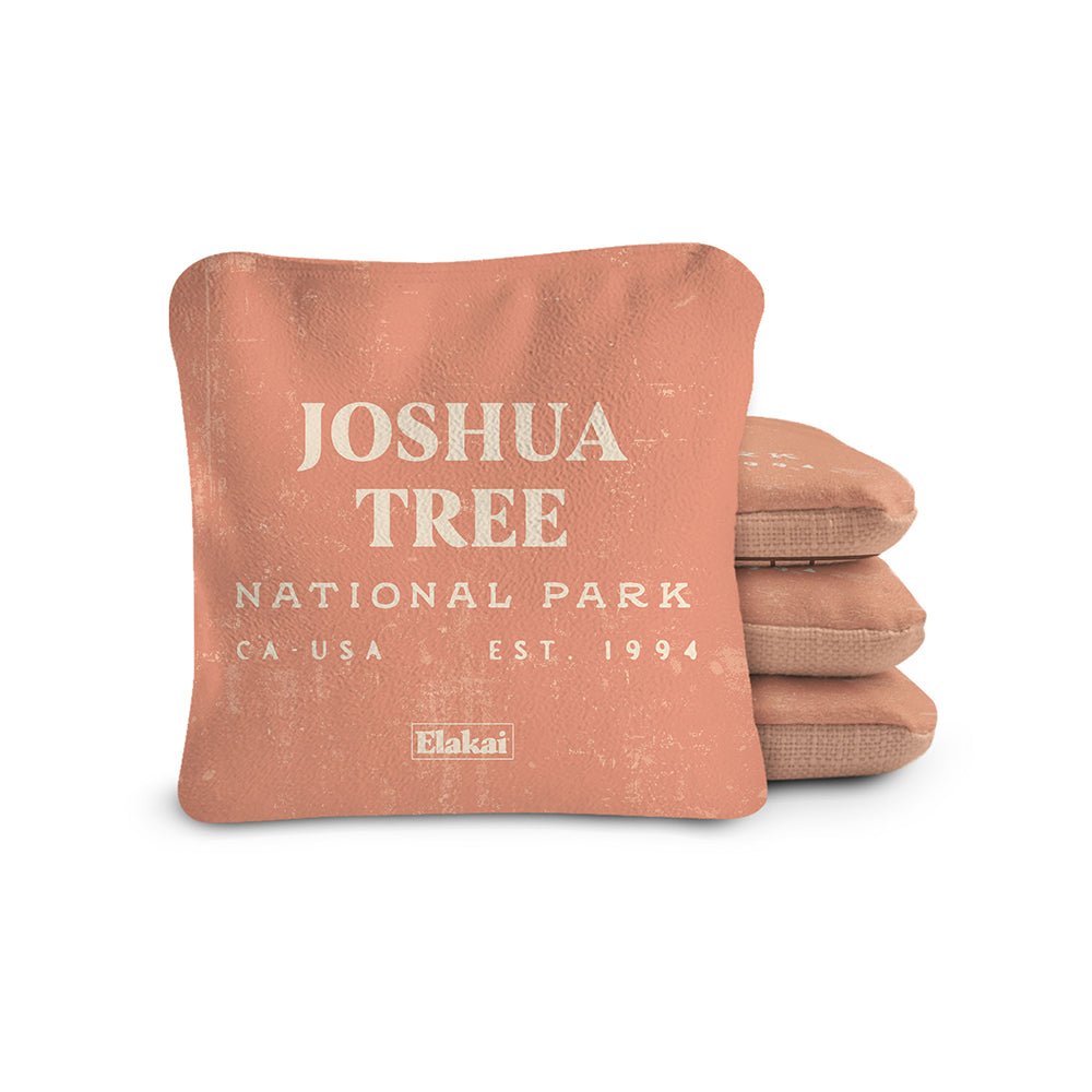 National Parks Joshua Tree Cornhole Bags, Pink - American Cornhole Association