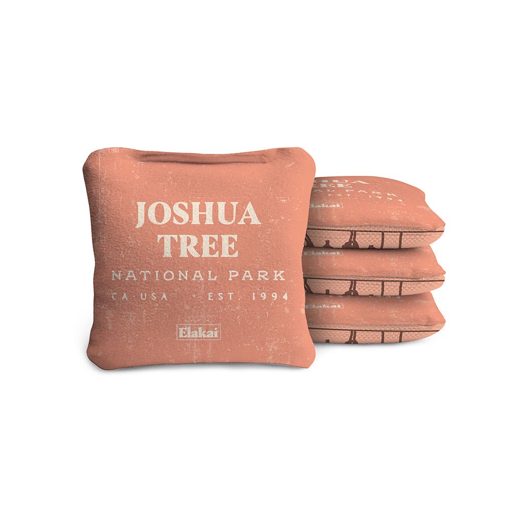 National Parks Joshua Tree Travel - Size Cornhole Bags, Pink - American Cornhole Association