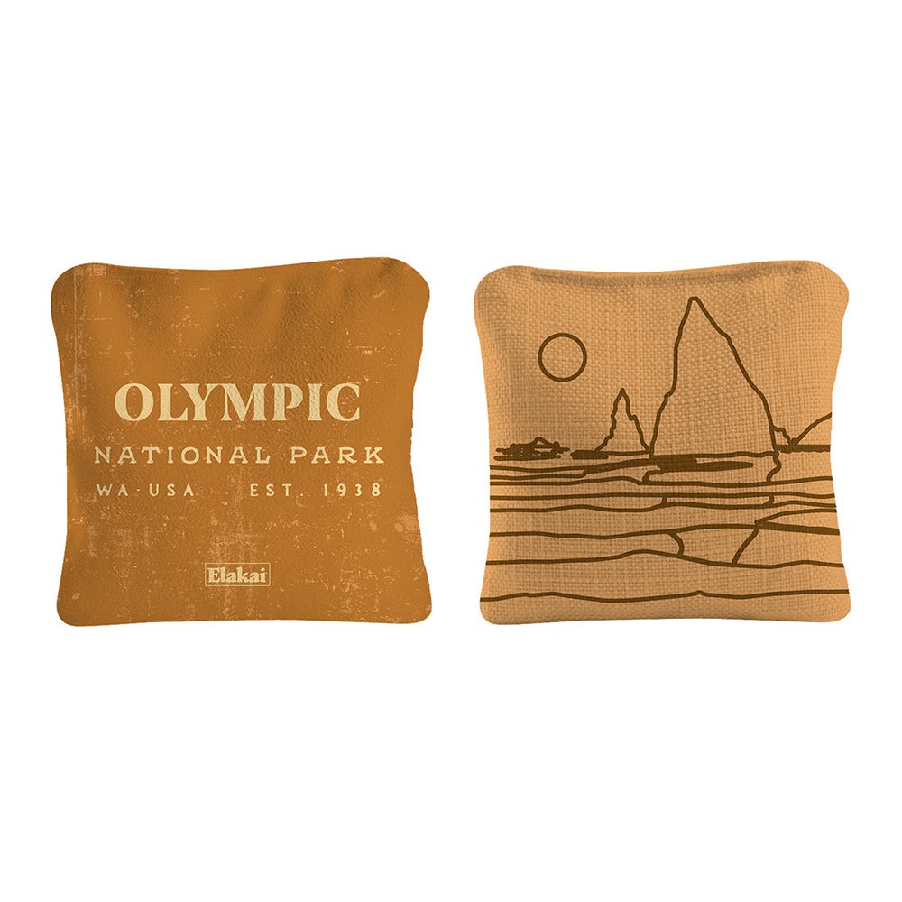 National Parks Olympic Cornhole Bags, Gold - American Cornhole Association
