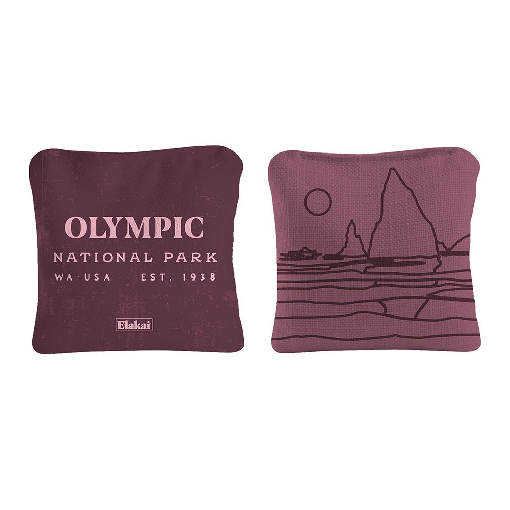 National Parks Olympic Cornhole Bags, Plum - American Cornhole Association