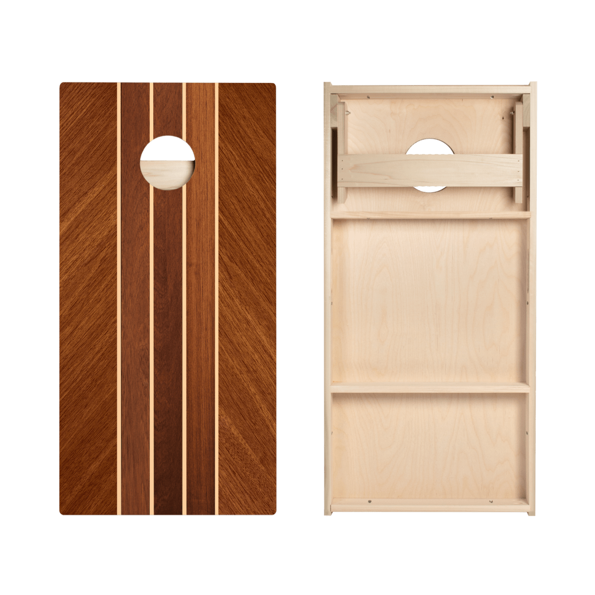 Nautical Wood Stripes Star Cornhole Boards, - American Cornhole Association