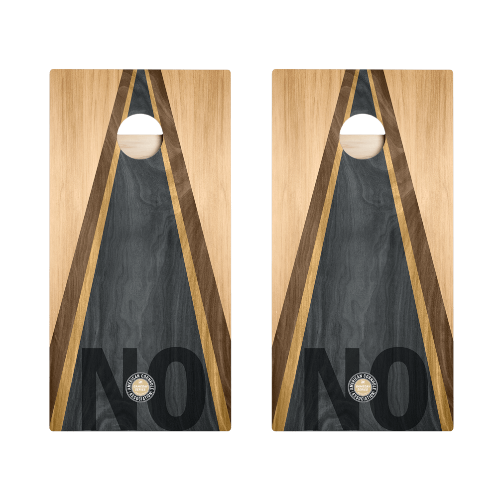 New Orleans Football Gameday Classic Triangle Star Cornhole Boards, - American Cornhole Association