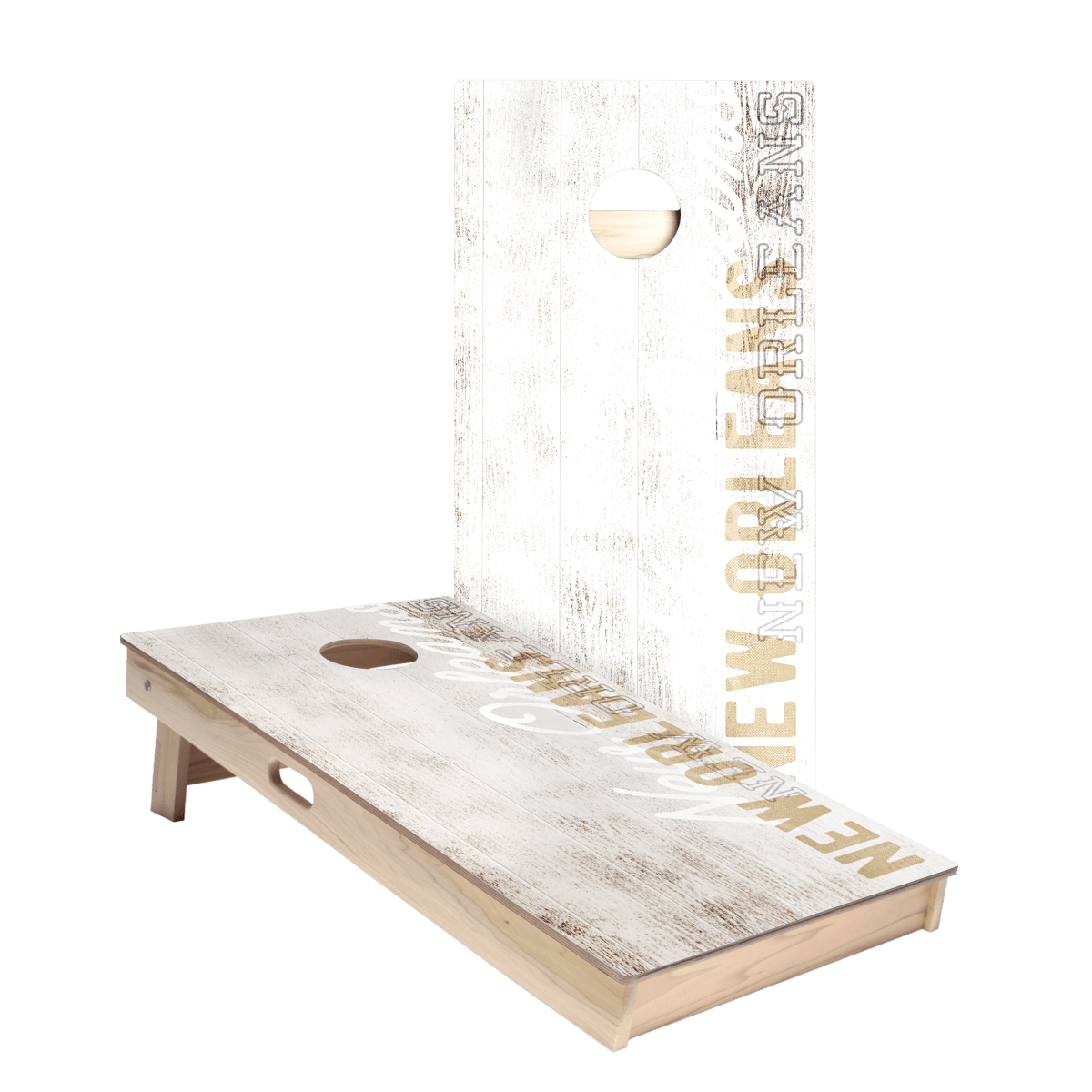 New Orleans Football Vintage Gameday Star Cornhole Boards, - American Cornhole Association